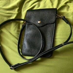 Stella Bianca Black Leather Bag